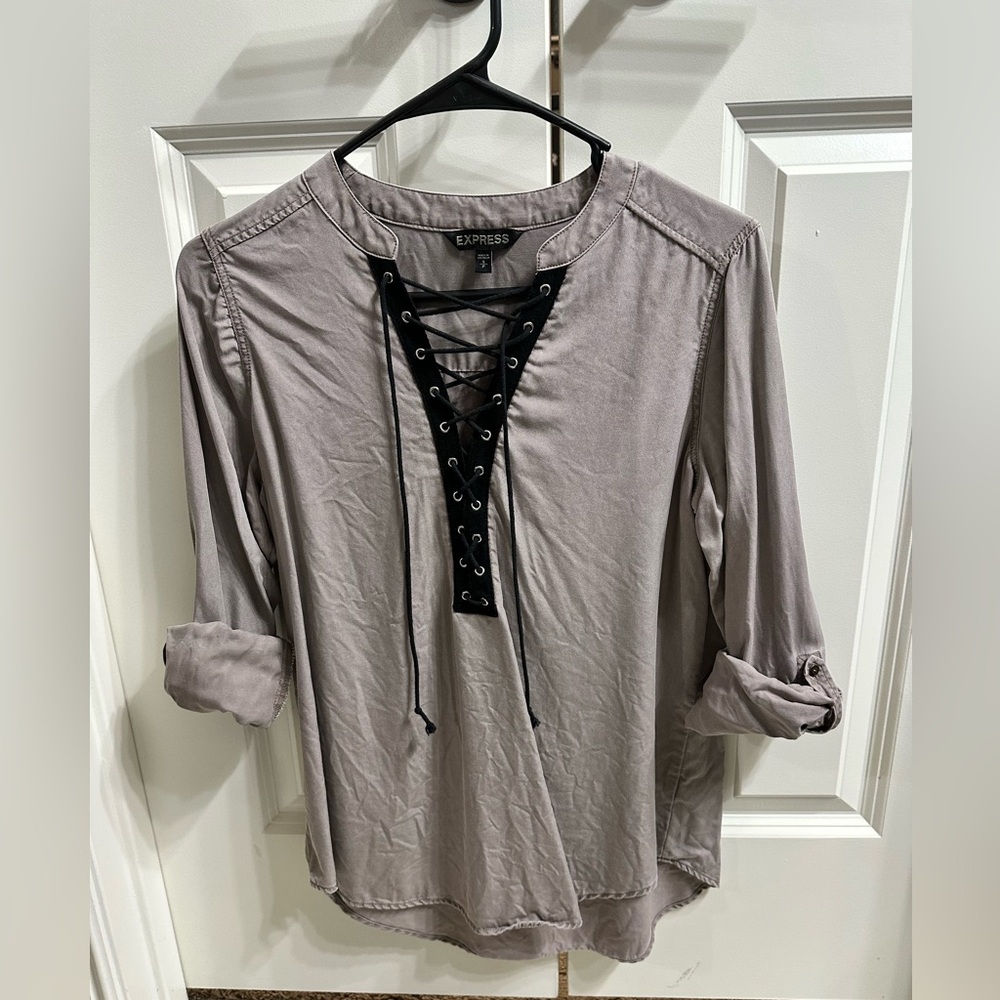Express dress shirt- small - mauve color